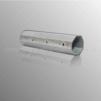 Axe octagonale otel galvanizat 60mm rulouri exterioare