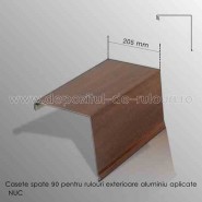 Casete rulouri exterioare aluminiu aplicate spate 205mm nuc