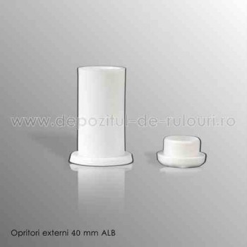 Opritori externi 40mm alb