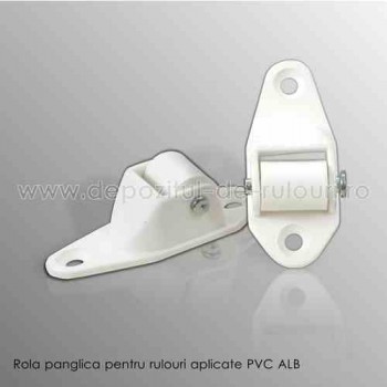 Rola panglica pentru rulouri exterioare pvc aplicate alb