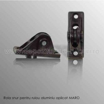Rola snur pentru rulouri exterioare aluminiu aplicate maro