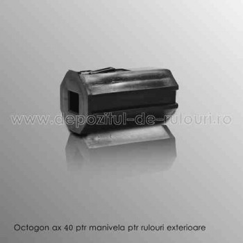 Octagon ax 40 pentru manivela pentru rulouri exterioare