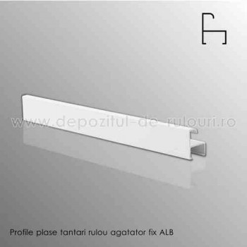 Plase tantari rulou verticale profile agatator fix alb