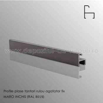 Plase tantari rulou verticale profile agatator fix maro inchis