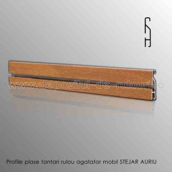 Plase tantari rulou agatator mobil vertical stejar auriu