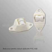 Rola snur pentru rulouri exterioare pvc aplicate alb