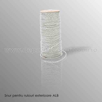 Snur alb rulouri exterioare